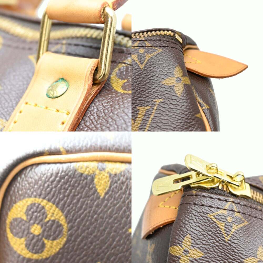 LOUIS VUITTON Brown Monogram Keepall 55 Boston Bag - Picture 7 of 10